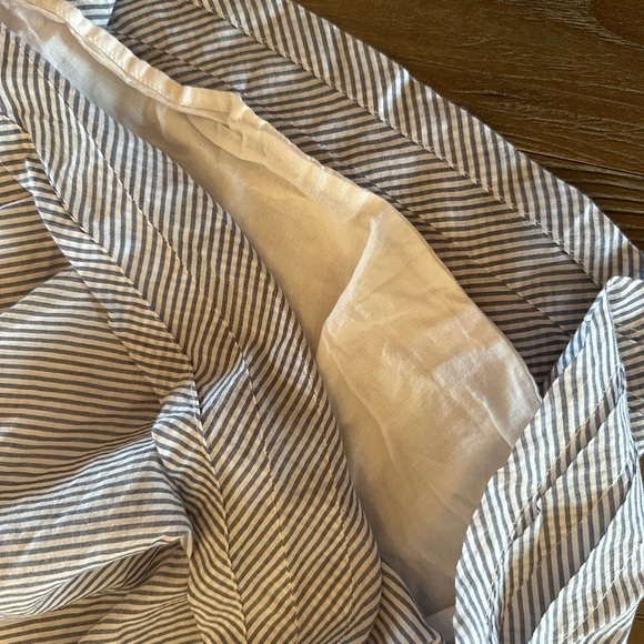 Women’s GAP Navy / White  Cotton Seersucker Skirt Size Medium - Picture 4 of 6